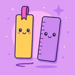 تصویر دسته بندی بوک مارک و خط کش