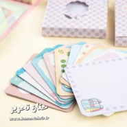 پک برگه یادداشت شکوفه شامل 120 برگ در 12 طرح فانتزی با جعبه پاستلی 2025 10 07 21 55 12