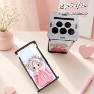 جاقلمی چوبی طرح دختر انیمه‌ای فانتزی مناسب نگهداری خودکار و مداد فروشگاه حنان